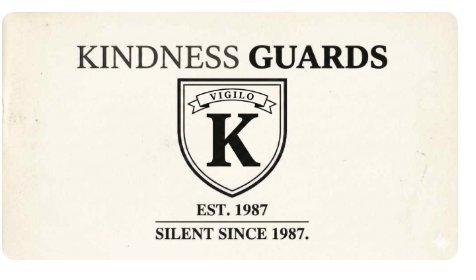 Kindness Guards shield and wordmark